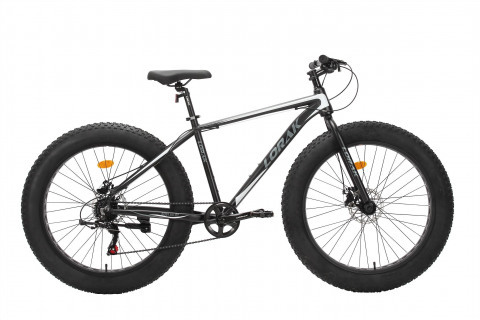 LORAK FAT Safe 26 Матовый Чёрный/Белый рама 21 (на рост 183-190)