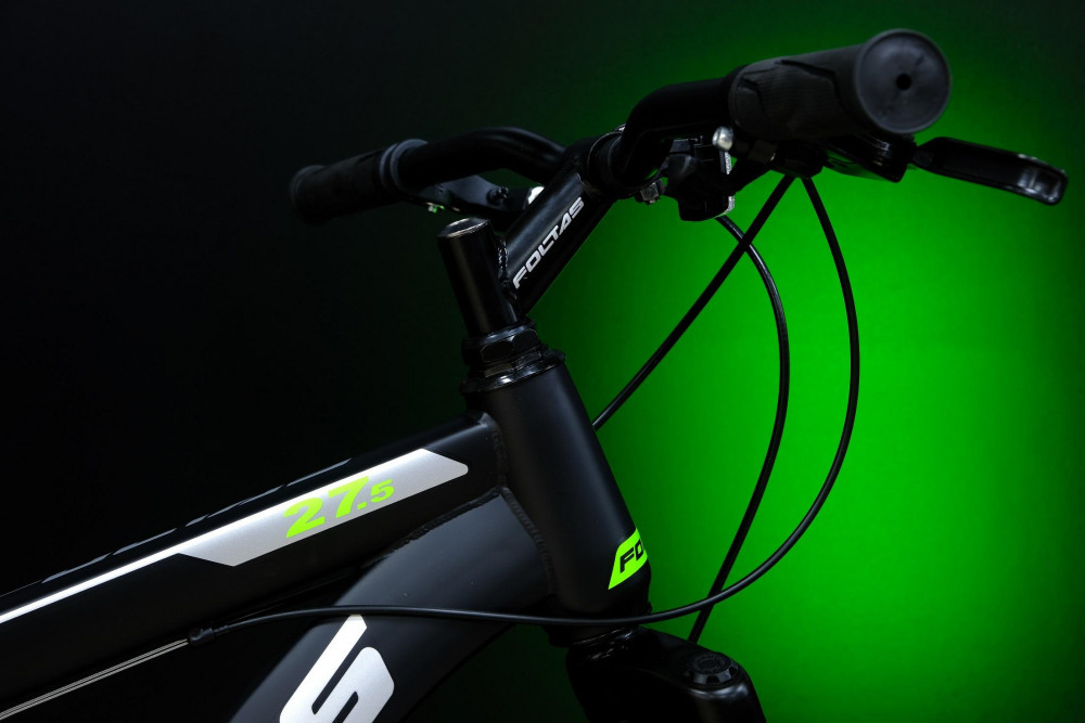 FOLTAS 27,5 - 17р Матовый Чёрный/Зелёный