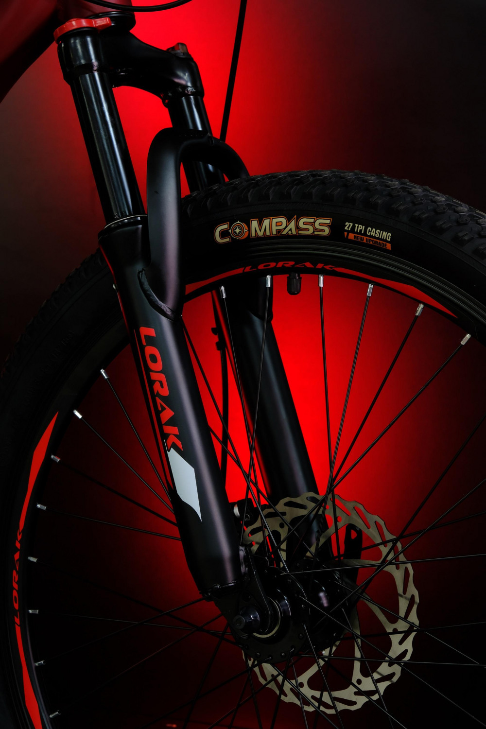 LORAK SHARK 24 Cassete Матовый Красный/Красный