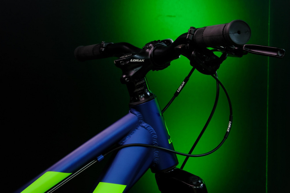 LORAK SHARK 26 BLACK Матовый Синий/Зелёный