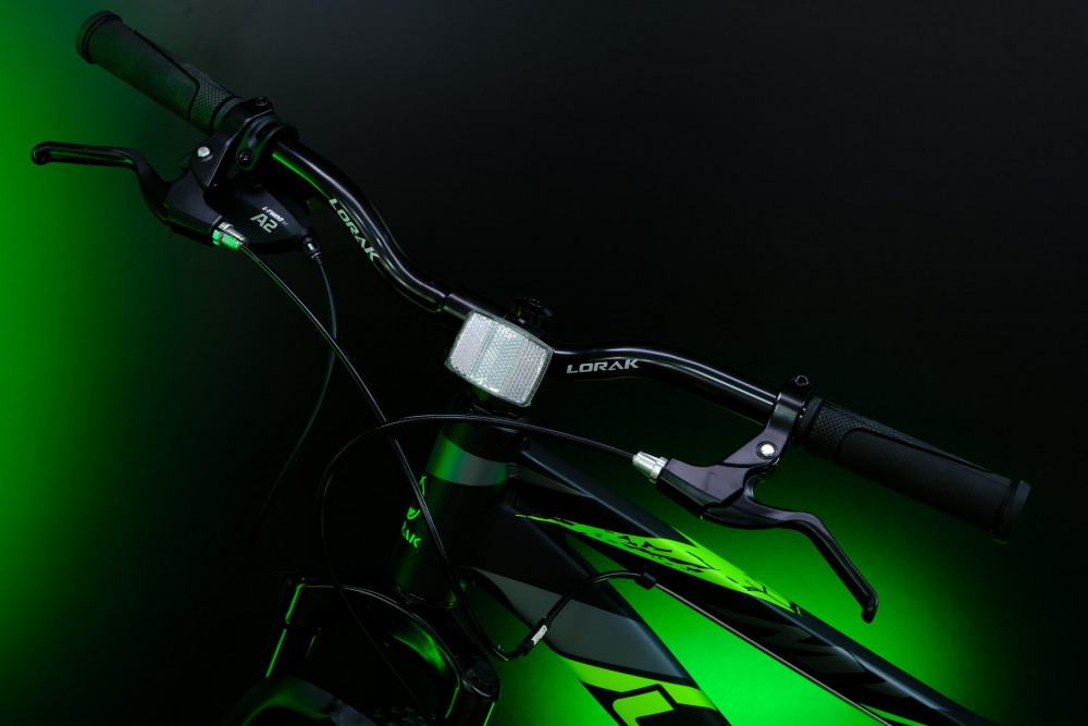 LORAK Safe PLUS 26 Матовый Чёрный/Зелёный