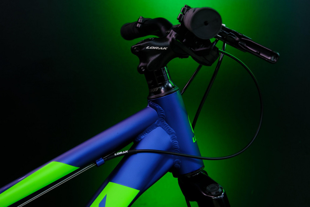 LORAK SHARK 20 BLACK Матовый Синий/Зелёный